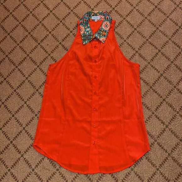 Marabelle sleeveless button down NWOT S - Picture 1 of 4